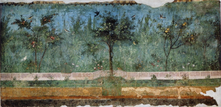 Frescos en La Villa de Livia (Segundo estilo)